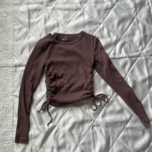 Harlow long sleeve purple aesthetic viral top boathouse brand